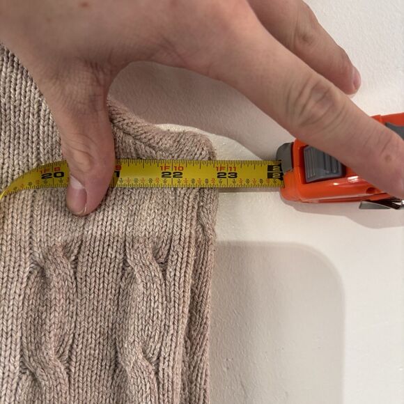 Vintage Polo Ralph Lauren 100% Silk Cable Knit Sweater Mens XL - Picture 7 of 7